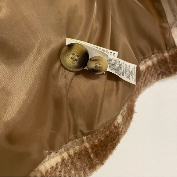 Marks & Spencer Fuzzy Plaid Shacket - Picture 5 of 5